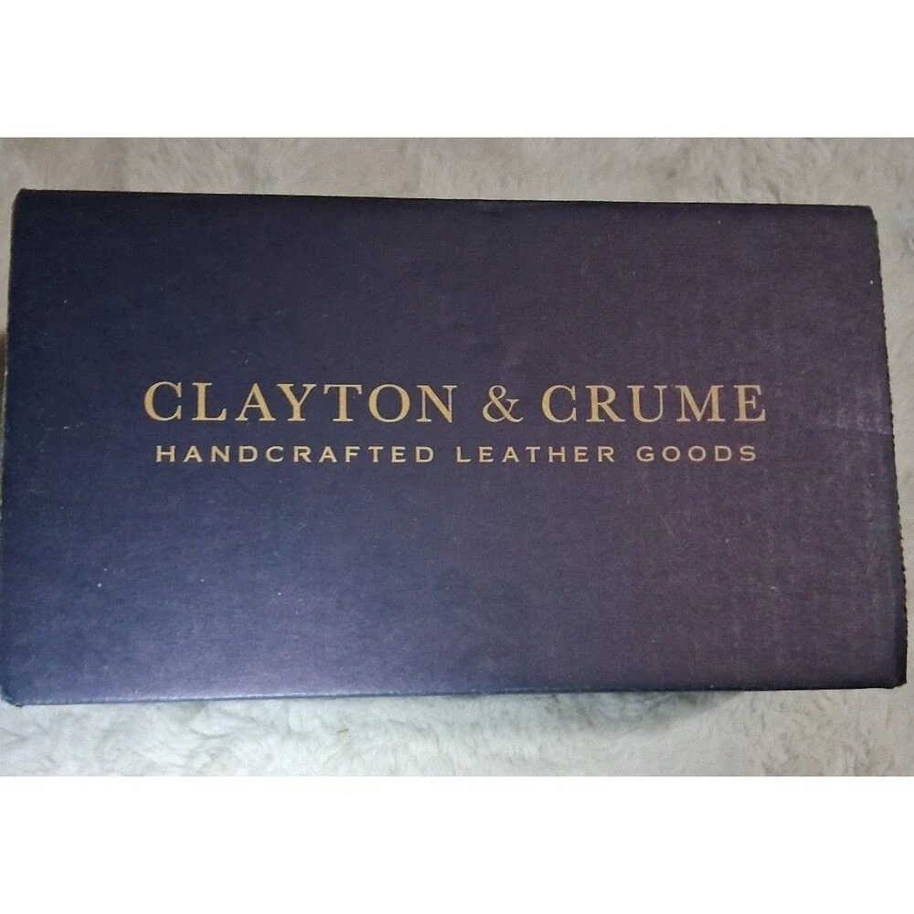 Clayton and Crume Handcrafted Leather Goods college football bar glasses